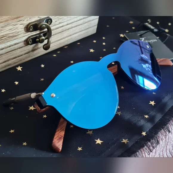 Kingseven Unisex Rimless Sunglasses - Picture 8 of 8